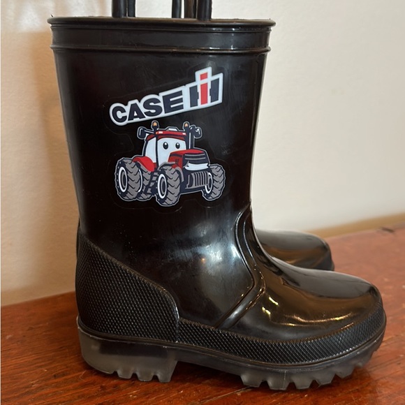 Black Toddler Case IH Light Up Chore Boots - Picture 1 of 4
